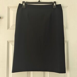 Theory Golca 2 urban blue/black knee length skirt